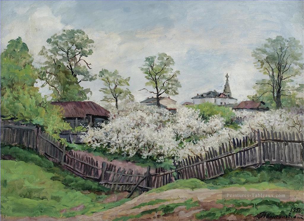 JARDIN FLEURI MALOYAROSLAVETS Petr Petrovich Konchalovsky Peintures à l'huile